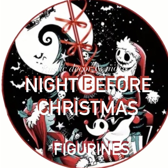 Disney THE NIGHTMARE BEFORE CHRISTMAS Set of 5 Mini Figurines . - Picture 2 of 3